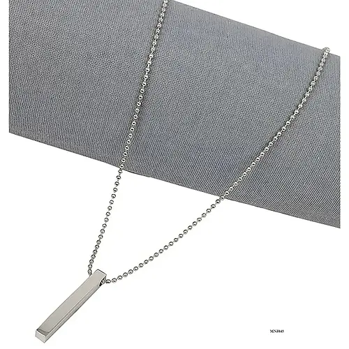 Men's Silver Locket With Pendant