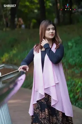 Semi Long Shrug for Women SHR007